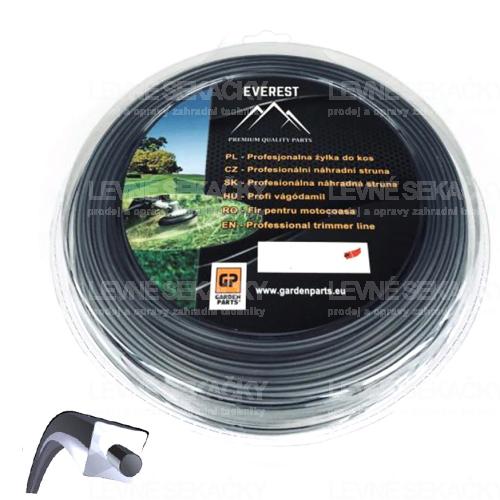 Kettős áramvonal 2,65mm 72M